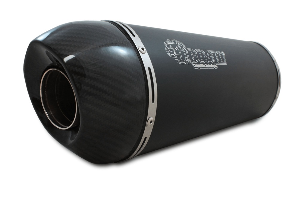 Exhaust Sport Carbon catalyzed &amp; homologated for Yamaha Majesty 125cc