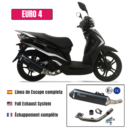 Exhaust Racing for Sym Symphony 125i EURO4 (&gt;2016)
