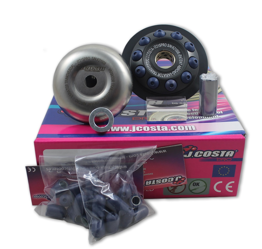 Variador J.Costa PRO para motor Minarelli horizontal de 70cc (apenas para utilização em competição)