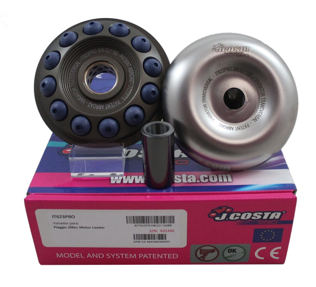 Variador J.Costa PRO para Piaggio 200cc (motor Leader)