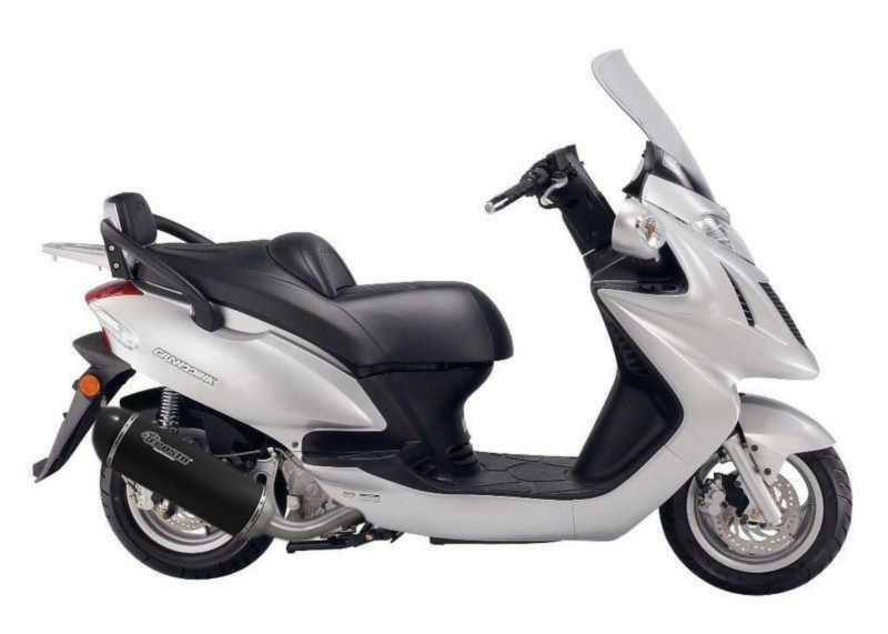 Escape Sport Carbon catalisado e homologado para Kymco Grand Dink 125/150 (2003-2008)