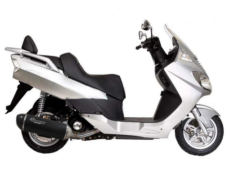 Escape Sport Carbon catalisado e homologado para Daelim S2 250cc