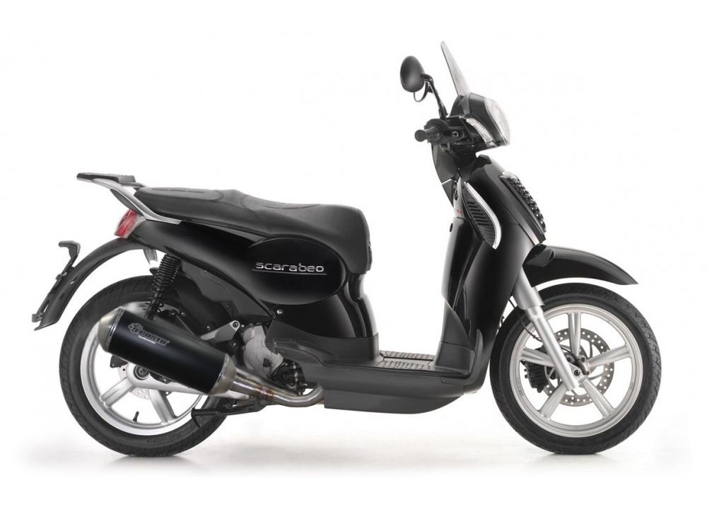Marmitta Sport approvato per Aprilia Scarabeo 125 (Motori Leader)