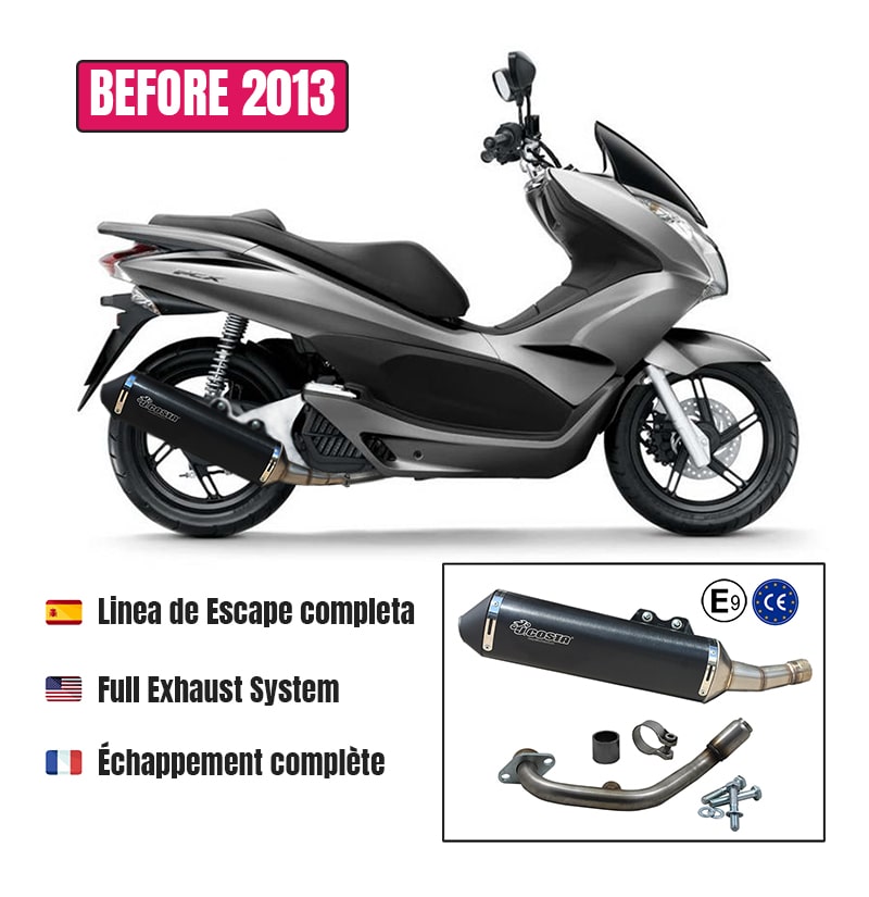Exhaust Racing for Honda PCX 125 (Before 2013)