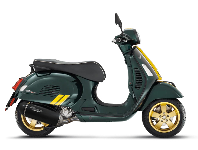 Escapament Sport Carbon homologat per Piaggio Vespa GTS 250/300 (Motor QUASAR)