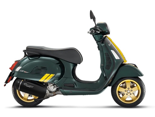 [JC6291ESTSPORTC] Échappement Sport Carbon pour Piaggio Vespa GTS 250/300 (Moteur QUASAR)