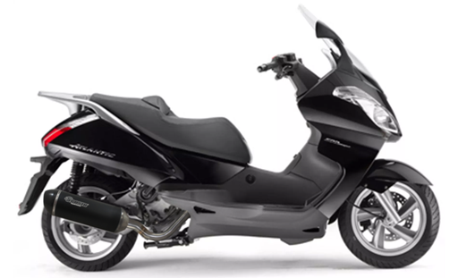 [JC623ESTSPORTC] Escape Sport Carbon homologado para: Aprilia Scarabeo 200cc (motor Leader) / Aprilia Arrecife 250 - Atlantic 250 (motor Quasar)
