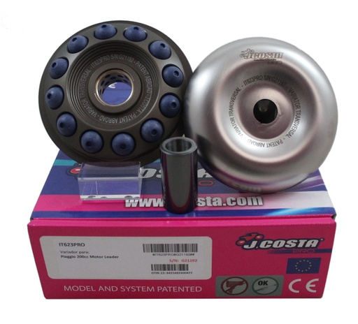 [IT623PRO] Variador J.Costa PRO para Piaggio 200cc (motor Leader)