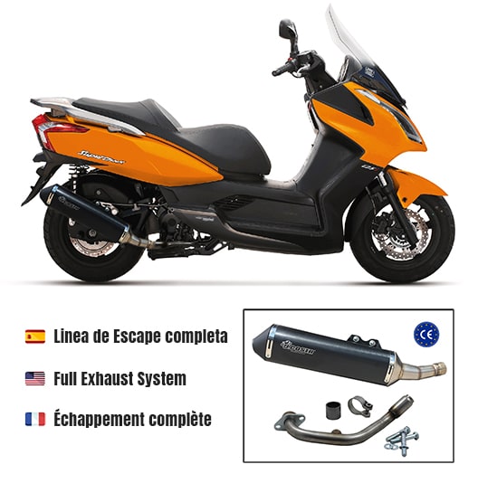 Exhaust system for Kymco Superdink 125i