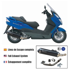 [JC632ESTRACING] Marmitta Racing per Burgman 125/150 &lt;07